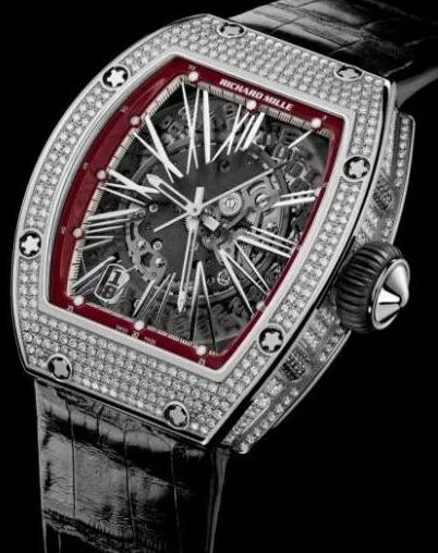Best Richard Mille RM 023 OR BLANC FULL SET With diamond Replica Watch